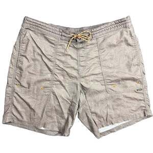 Howler Brothers Men’s Size 36 Gray Printed Board Shorts Swim Trunks 7.5” Inseam
